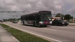 Short bus ride on board Miami Dade Transit bus 4122 .  2004 Nabi 40LFW 040.17