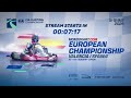 FIA Karting European Championship KZ/KZ2/Academy Trophy Junior Round 1 Valencia Spain (Saturday)