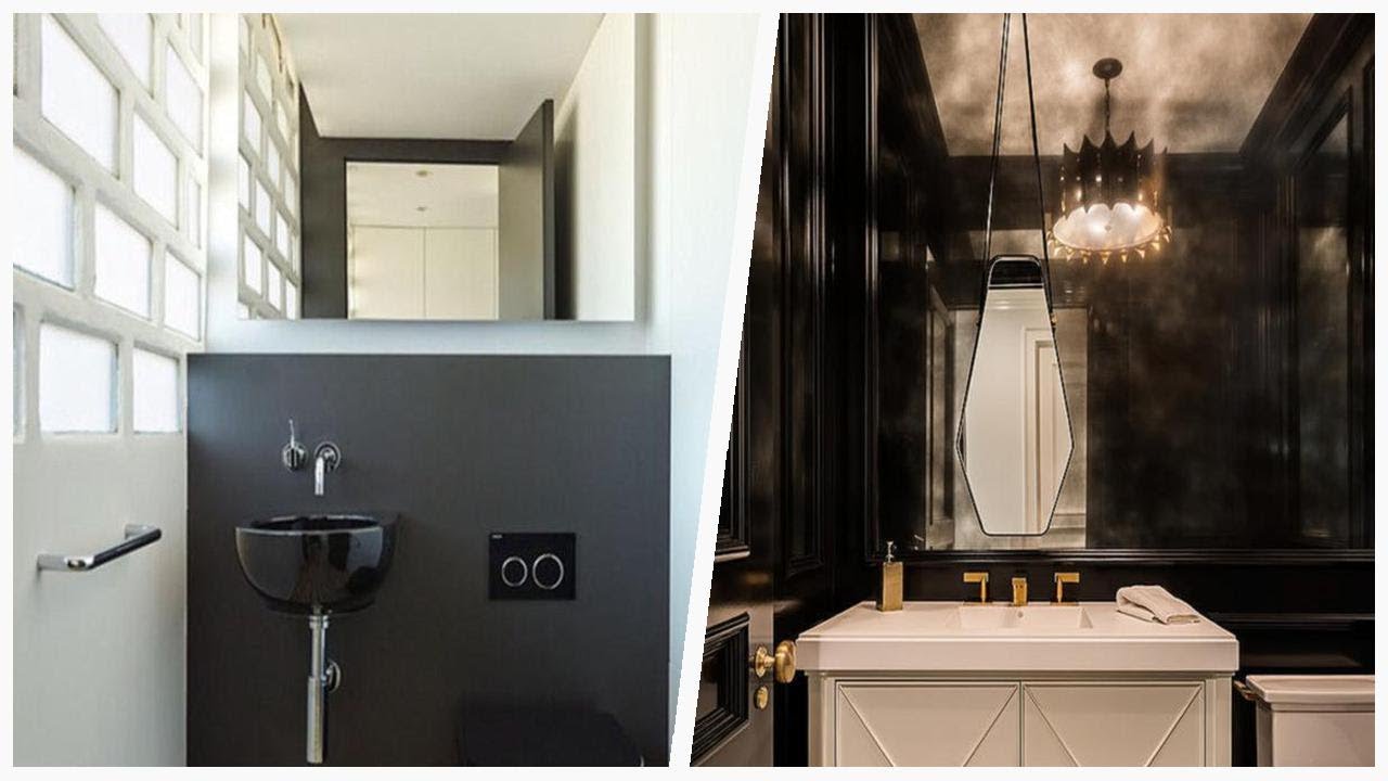 Transforming Small Powder Rooms with Black Walls | Designer CheatSheet