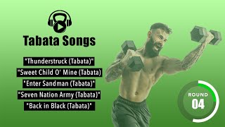 20 Minutes of Tabata Songs & Timer | Music Genre: Rock