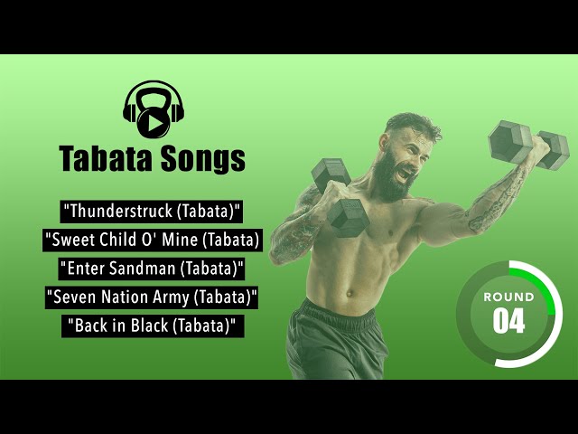 20 Minutes of Tabata Songs u0026 Timer | Music Genre: Rock class=