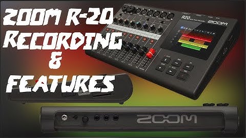 New ZOOM R20 Digital Multitrack Digital Recorder, Interface, Mixer: Recording & Features
