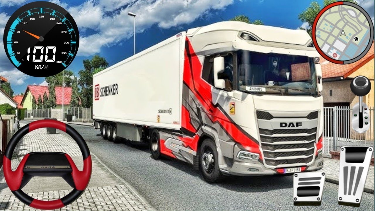 US Highway Transporter Truck Driver 3D _ US City Cargo Truck Transport Simulator - Android GamePlay