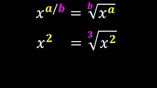 Exposants Fractionnaires Et Radicaux