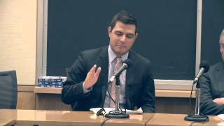 Sohrab Ahmari on Iran
Sohrab Ahmari discusses the situation in Iran. Sohrab Ahmari is an assistant editor at The Wall Street Journal opinion pages. Prior to joining the Journal, Ahmari served as a nonresident fellow at the Henry Jackson Society, a London-based foreign-policy think tank. Ahmari is co-editor of Arab Spring Dreams, an anthology of essays by young Mideast dissidents (Palgrave Macmillan, 2012). His writing has also appeared in The New Republic, The Weekly Standard, and Commentary, among other publications. An alumnus of Teach For America, Ahmari holds a law degree from Northeastern University in Boston.
About PCG at Harvard
The Program on Constitutional Government is associated with the Center for American Political Studies in the Department of Government at Harvard University. It was founded in 1985 by Harvey Mansfield and William Kristol, and guided since then by Mansfield and R. Shep Melnick of Boston College. The Program promotes the study of the U.S. Constitution and its principles, combining the fields of political theory and American government. It brings visiting professors to Harvard, invites guest speakers, and supports postdoctoral fellowships. It seeks to improve the access of Harvard students to political debate by ensuring that the principle of diversity is not confined to favored classes of Americans but extended to political opinion—since it is the interest of all that both sides be heard.
Visit harveymansfield.org for additional videos and related material. Sohrab Ahmari on Iran