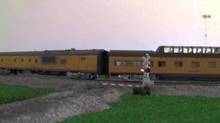 Union Pacific's 844 and E9 ABA Super Steam Excursion in HO scale.