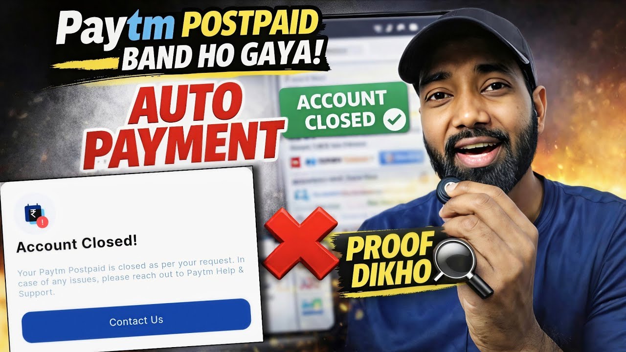 Paytm Auto Paytm Postpaid ₹15,000 Automatic Payment cancel (100% Working) | Auto ...