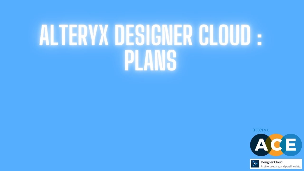 Alteryx Analytics Cloud - Plans - YouTube