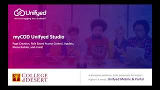 MyCOD App Studio Overview
