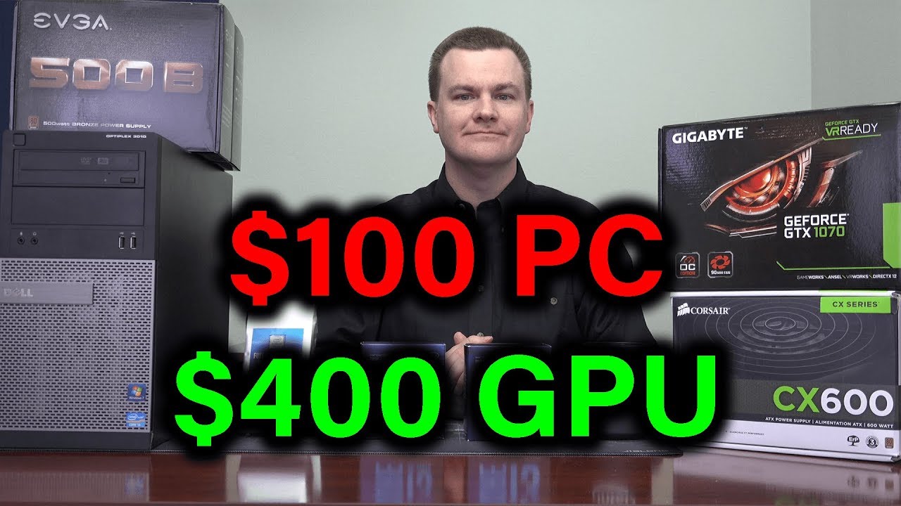 Gaming on a 6 year old PC! - i5-3450 + GTX 1070 + 600W PSU