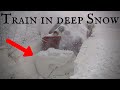 World Record Train Snow Plowing in Action 2022