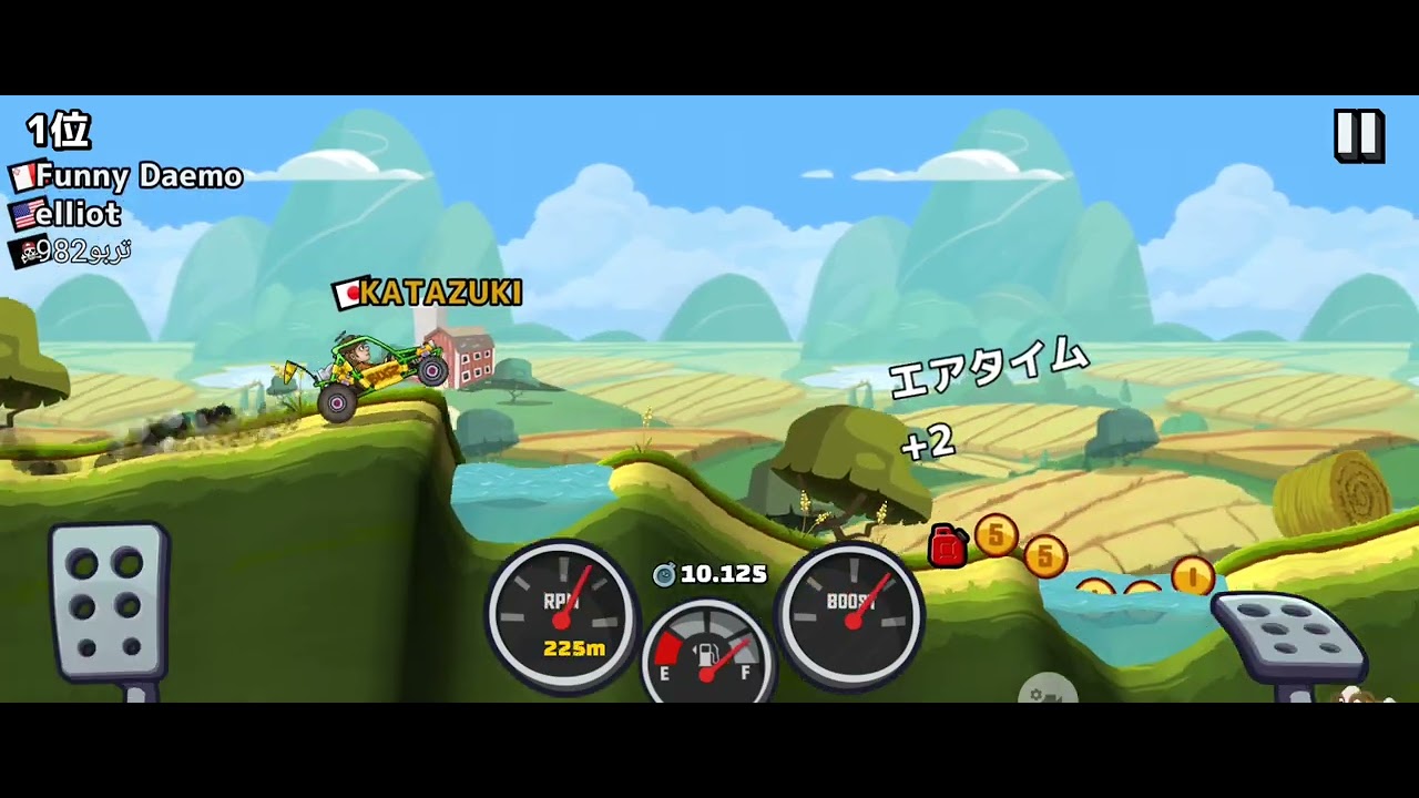 Hill Climb Racing 2 ヒルクライムレーシング2 レース数が多かった？ - YouTube