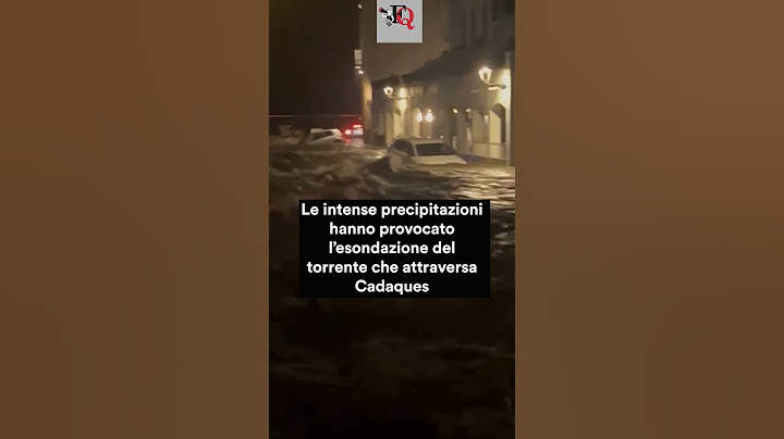 #SPAGNA SENZA PACE: PIOGGE TORRENZIALI NELLA PROVINCIA DI GIRONA  #news #short