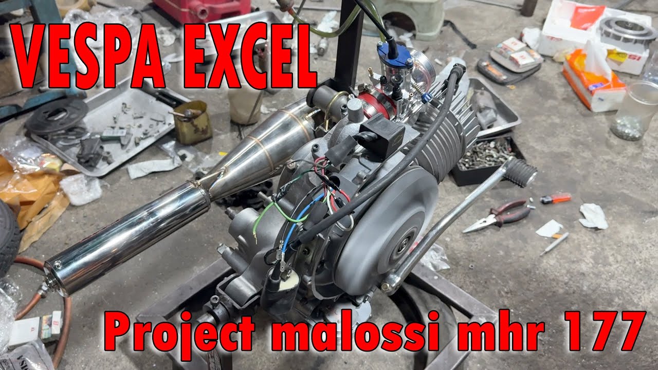 VESPA EXCEL || PROJECT MALOSSI mhr 177