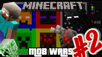 MINECRAFT || Multiply or Release || Mob WARS #2 || algodoo || Marble Race || (Full HD)