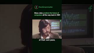 Steve Jobs predicts the future of computers all the way back in 1981 #stevejobs #entrepreneurship