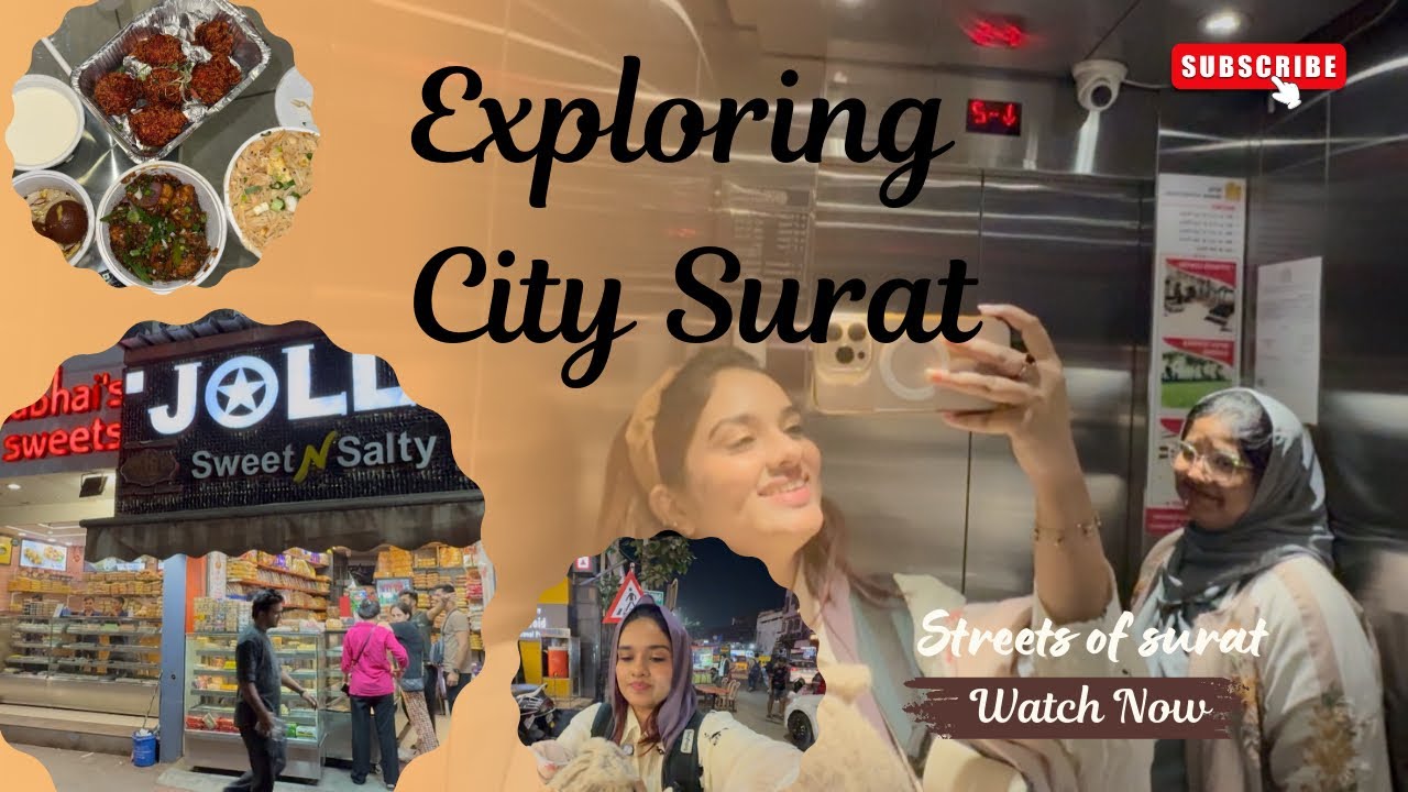 Exploring the Streets of Surat | Shopping, Food & Local Vibes 🛍️✨ | Dimarrshi Vlogs