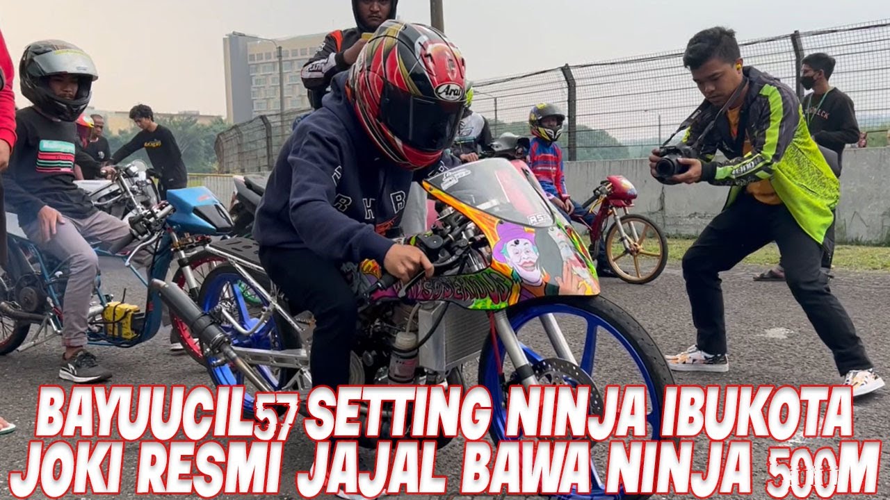 BAYUUCIL RH SETTING NINJA SANZMOTOR DI SENTUL !!!