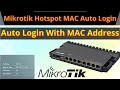 Mikrotik Hotspot Automatic MAC login | Mikrotik Hotspot MAC Address Auto Login Tutorial Urdu / Hindi