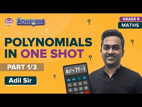 Polynomials Class 9 Maths One Shot (Complete Chapter) Concepts & MCQs (L-1) | CBSE Class 9 | BYJU'S