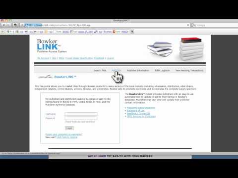 IsbnAgency.com demo video