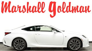 2022 Lexus RC 350 F Sport in Ultra White over Black for sale - YouTube