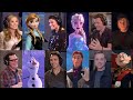Frozen Voice Actors Recording Sessions Behind The Scenes Side By Side Comparison 