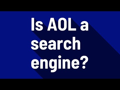 فيديو: هل aol محرك بحث؟