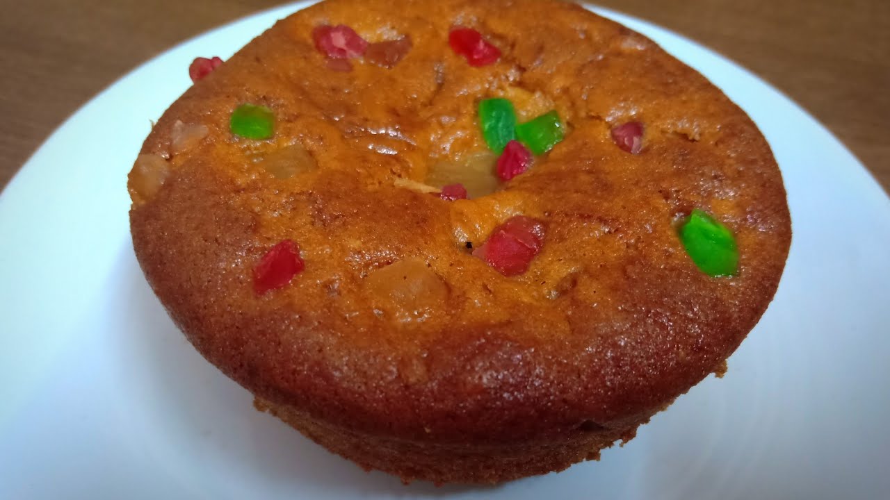 Dry fruit vanilla Cake, घर पर बनाए कुकर में। YouTube