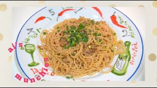 Making Tarako Spaghetti with Ameyoko ingredients!