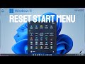 Repair or reset start menu in windows 11