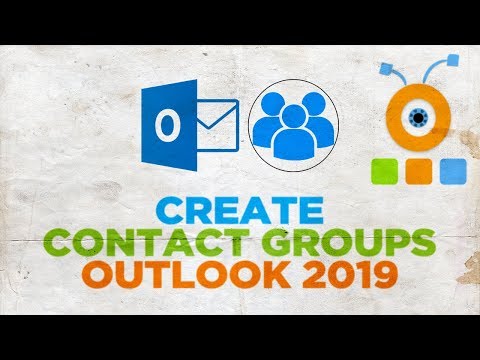 How to Create Contact Groups in Outlook 2019