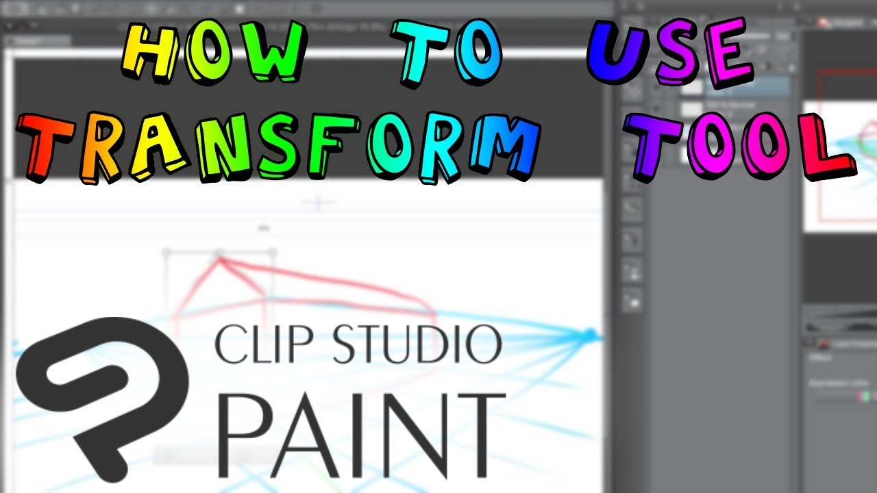 Clip Studio] How to Use Transform Tool - YouTube