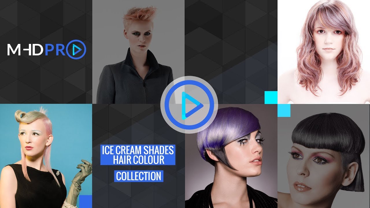 Ice Cream Shades Hair Colour Collection YouTube
