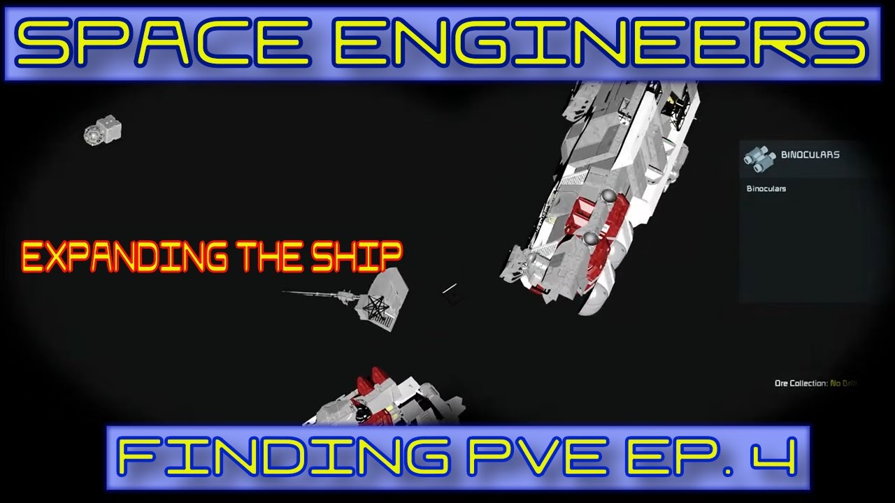 Space Engineers Modded: Finding PVE Ep. 4. Finally finding a new ship ...
