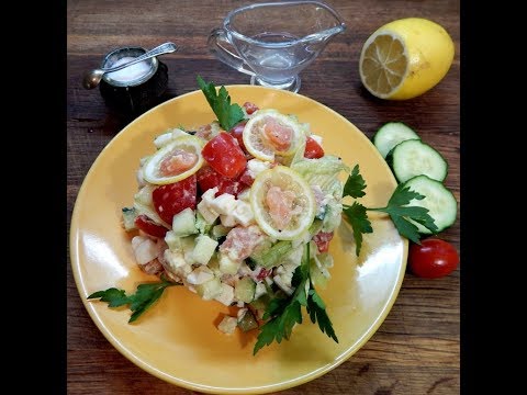 Video: How To Cook Delicious Salads With Red Fish For The New Year