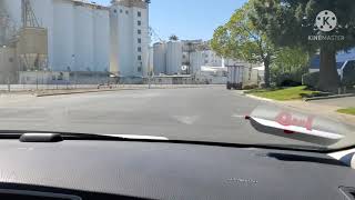 WEST SACRAMENTO. DMV TRUCK ROUTE. CDL ROAD TEST.