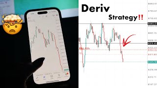 No Losing❌ using this Deriv Strategy🤑🔥 Grow small accounts $10