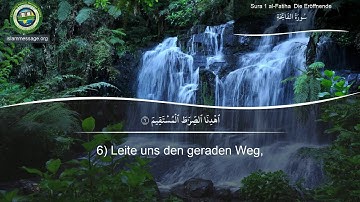 سورة 1. الفاتحة (ترجمة باللغة الألمانية) | مشاري بن راشد العفاسي