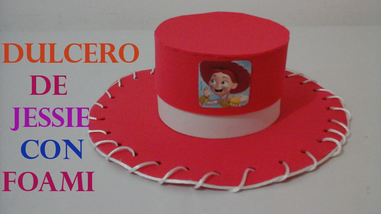 COMO HACER DULCERO DE JESSIE DE TOY STORY CON FOAMI - YouTube