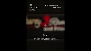 HUKUM RIMBA - POWER METAL  karaoke @harey3rambu