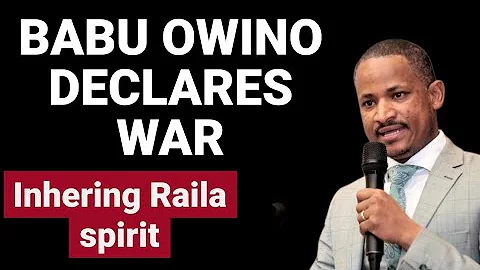 BABU OWINO starts the journey to capture ODM AND BECOME LUO KINGPIN 
