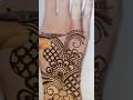 Latest Simple Mehndi Design for Back Hand