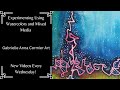 How to Create Abstract Art Using an Intuitive Painting Process | Watercolors and Mixed Media