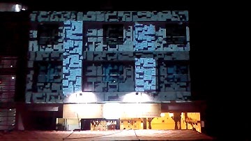 building 3D  projection mapping by pixel movers