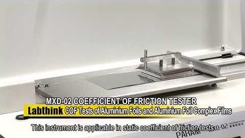Coefficient of Friction Test Equipment - Labthink