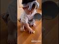お煎餅と戦う赤ちゃん #baby #お煎餅 #おやつ #snacks