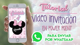 Diy Video Invitacion Minnie Mouse Paso Paso Descarga Gratis Invitaciones Minnie Invitacion De Minnie Mouse Invitaciones