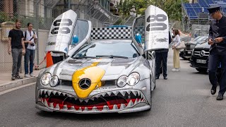 Billionaire Playground Monaco 2024  Ferrari 812 Competizione, SLR McLaren HDK, Purosangue x2