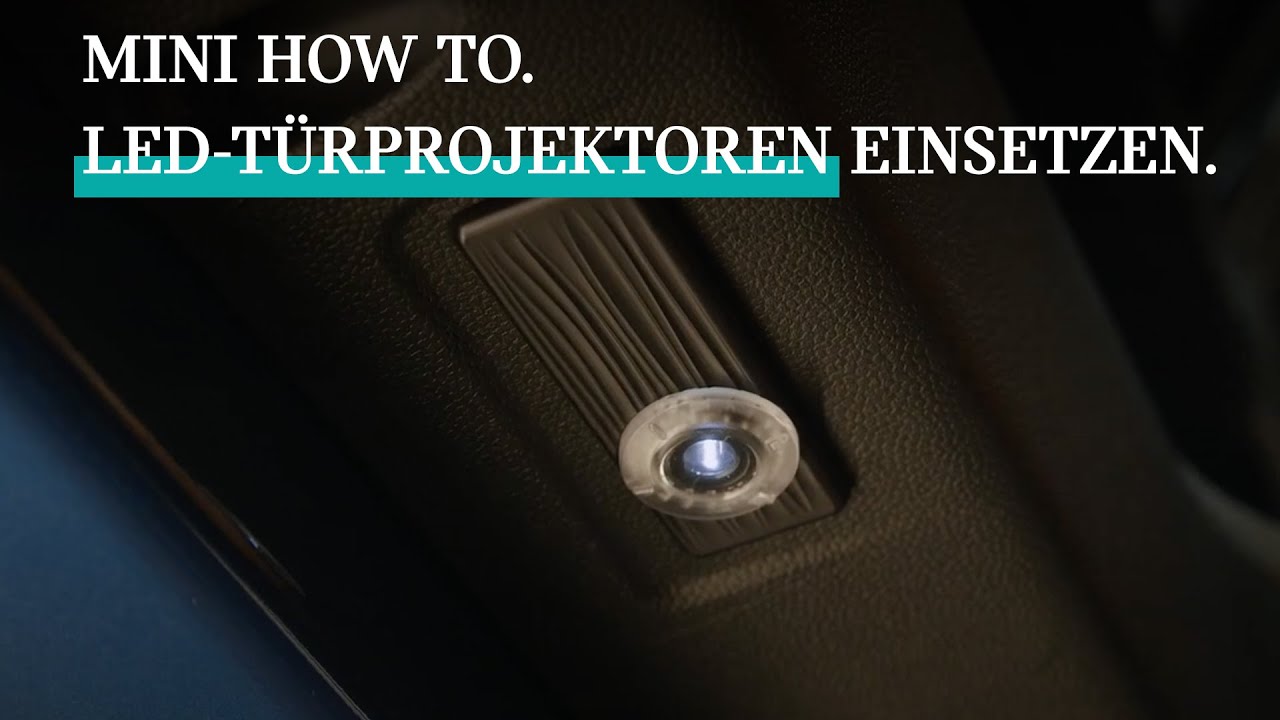 MINI HOW TO  LED-Türprojektoren einsetzen 